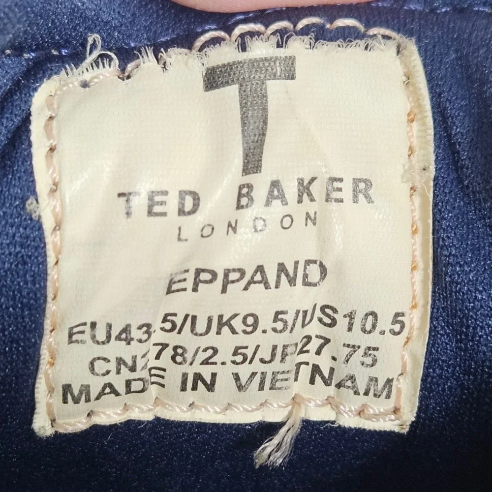 Ted Baker London Eppand Mens Suede Low Top Sneakers 10.5